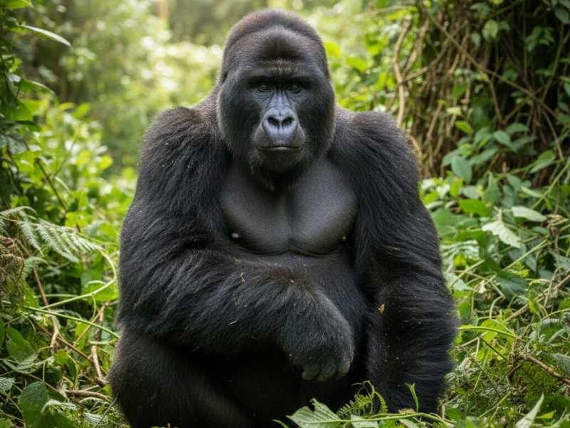 Gorille dans son habitat