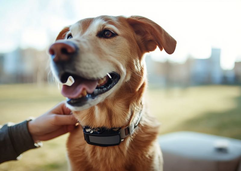 Collier connecté chien