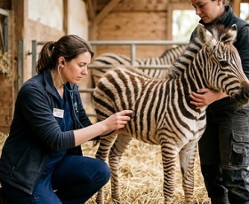 Vétérinaire en zoo