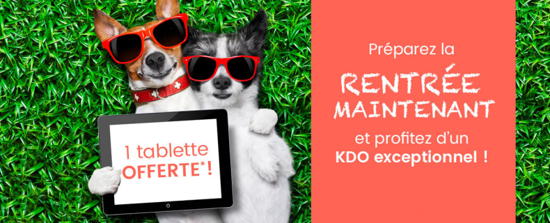 Préparez la rentrée et profitez d'un cadeau exceptionnel pour une formation réussie !